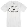 California Paradise Cove Malibu white T-shirt