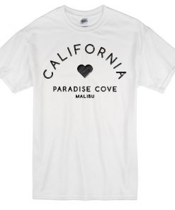 California Paradise Cove Malibu white T-shirt