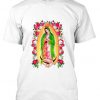 Guadalupe Jesus Floral T Shirt