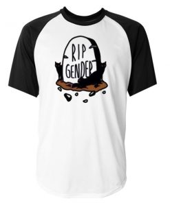 RIP gender baseball T-shirt