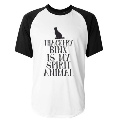 thackery binx is my spirit animal raglan T-shirt
