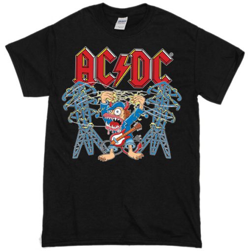 AC DC Cartoon T-shirt