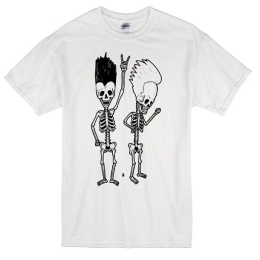 Beavis and Butthead Rock Skeleton T-shirt
