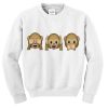 Emoji monkey sweatshirt