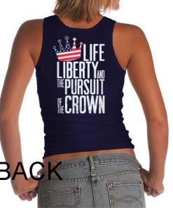 Life Liberty and Crown Back Tanktop