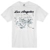Los Angeles vintage maps T-Shirt