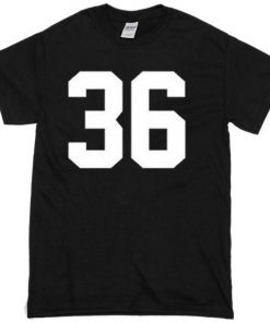 Number 36 jersey T-shirt