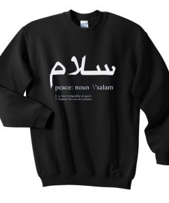 Peace Definition Crewneck Sweatshirt