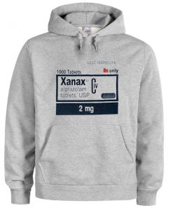 Xanax 2 mg white color Hoodies