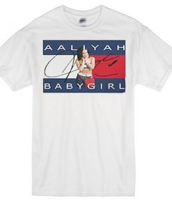 aaliyah Babygirl white T-shirt