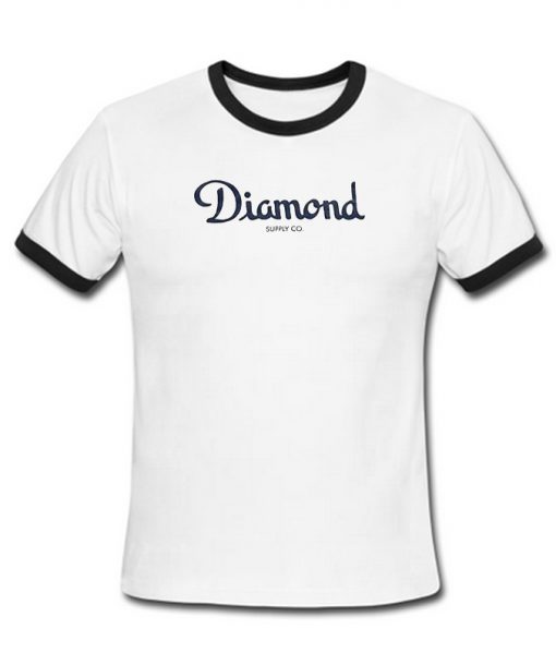 diamond ringer t-shirt