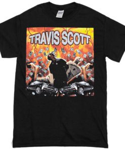 diamond supply co x Travis Scott Explosion T-Shirt