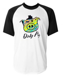 dirty pig aztec raglan unisex t-shirt