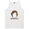 harry styles hair Adult tank top