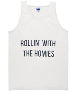 rollin' with the homies Adult tank top