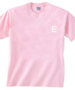 e-font-light-pink-t-shirt