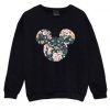 Mickey floral sweatshirt