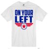 on your left t-shirt