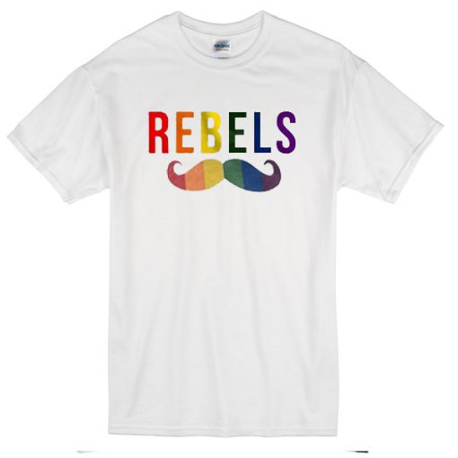 rebels mustache t-shirtrebels mustache t-shirt