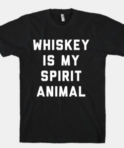 whiskey-is-my-spirit-animal-t-shirt