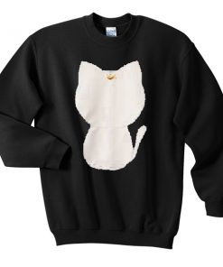 white moon kitty Sweatshirt