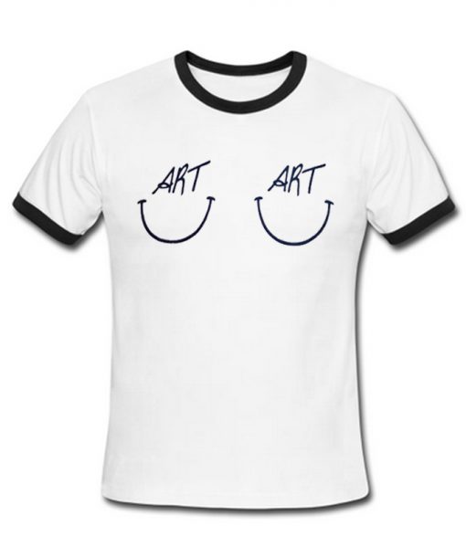 art tits ringer t-shirt