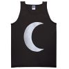 black crescent moon tanktop