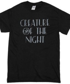 creature of the night t-shirt