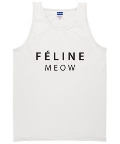 feline meow tanktop