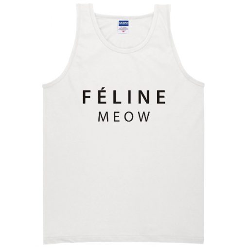 feline meow tanktop