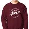 camping without beer sweatshirt