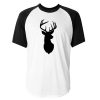 deer head raglan t-shirt