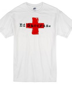ed sheeran redcross t-shirt