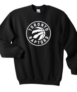toronto raptor logo sweatshirt