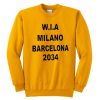 wia milano barcelona 2034 sweatshirt