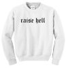 raise hell sweatshirt