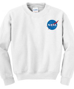 NASA pocket white Sweatshirt