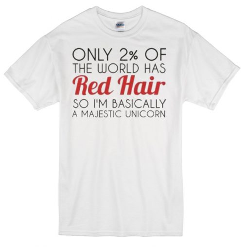 Red hair T-shirt