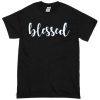 blesssed black T-shirt