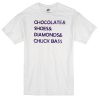 chocolate shoes diamonds chuck bass T-shirt
