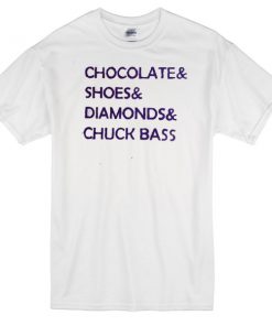 chocolate shoes diamonds chuck bass T-shirt
