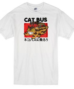 totoro cat bus T-shirt