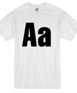 Aa alphabet T-shirt