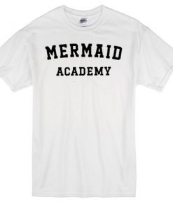 Mermaid Academy dark white T-shirt