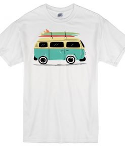 VW bus surfboard T-shirt