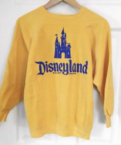 Castle Disneyland Yellow Sweatshirt