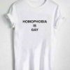 Homophobia is Gay T-shirt