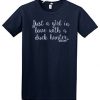Just a Girl in Love Navy Blue T-shirt