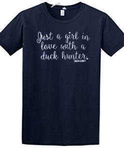 Just a Girl in Love Navy Blue T-shirt