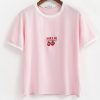 Milk Strawberry Pink Ringer T-shirt